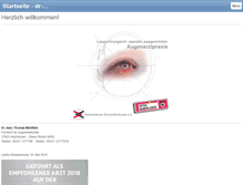 Tablet Screenshot of dr-mehlfeld.de